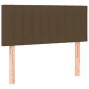 Testiera | Testata Marrone Scuro 100x5x78/88 cm in Tessuto
