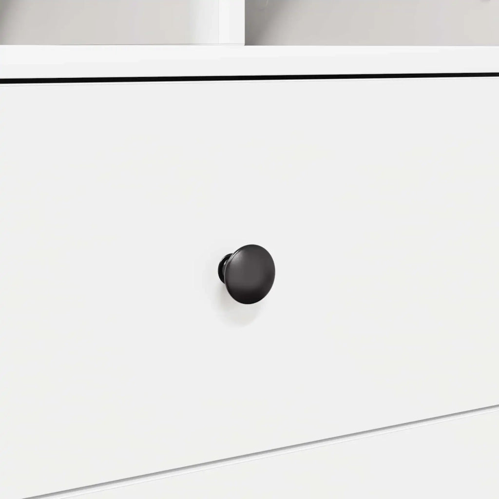 Scrivania con cassetto con lo scaffale 2 pcs Bianco 3337313