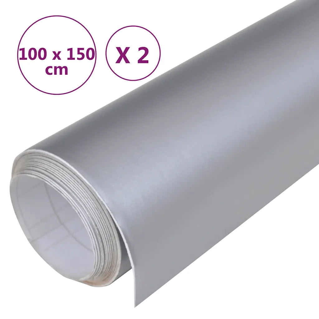 Pellicole per Auto 2 pz Argento Opaco 100x150cm CFW1951971