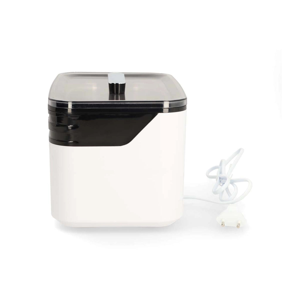 Pulitore Gioielli 1800 ml LED a ultrasuoni con Timer Bianco Nedis