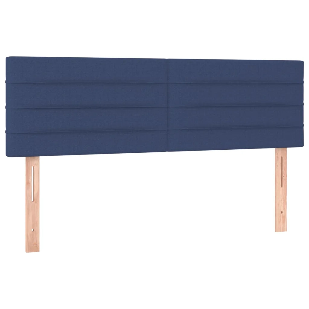 Testiera Blu 144x5x78/88 cm in Tessuto 346150