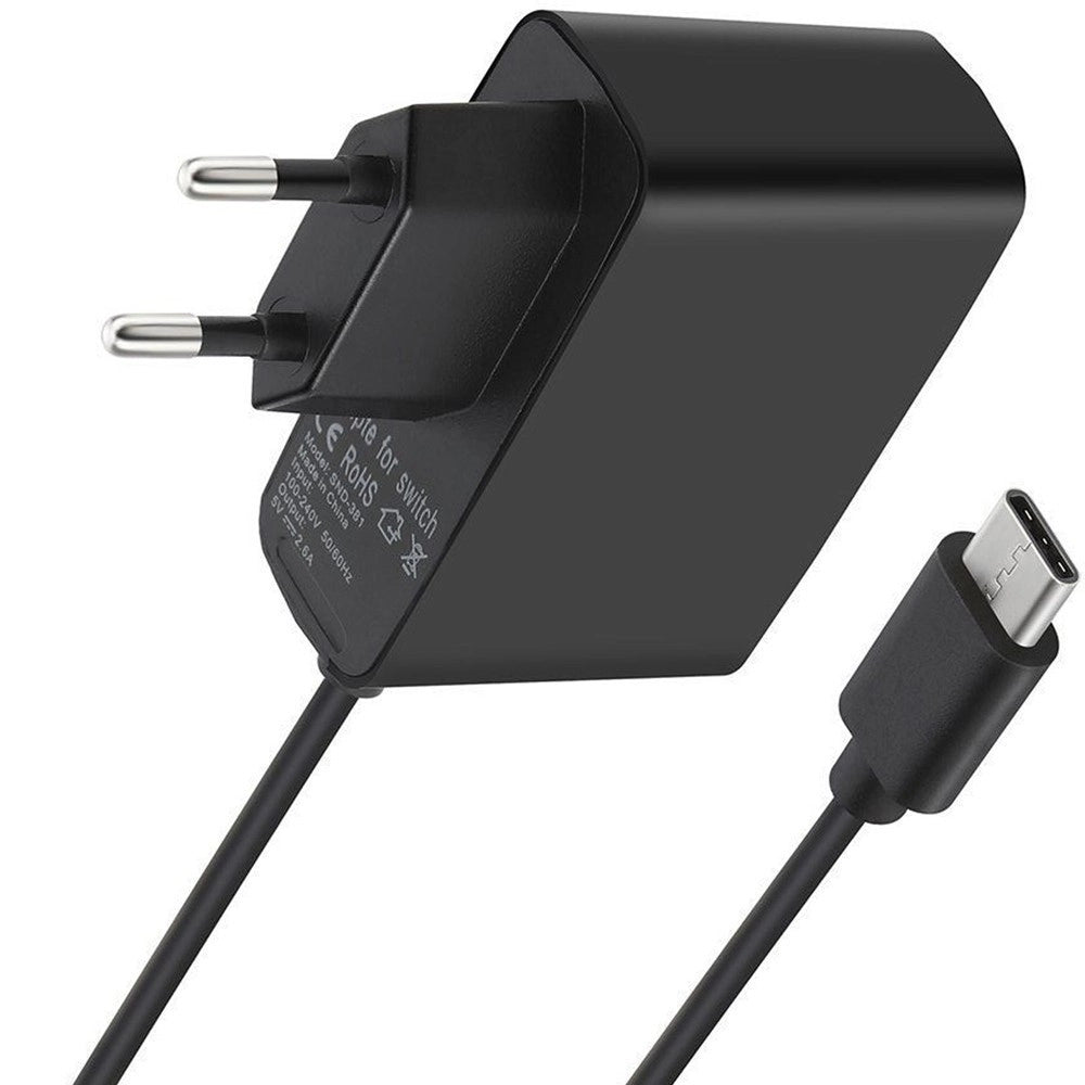 Trade Shop - Alimentatore Caricabatteria Veloce Rapido Per Ninetendo Switch & Dock Type-c 40w -