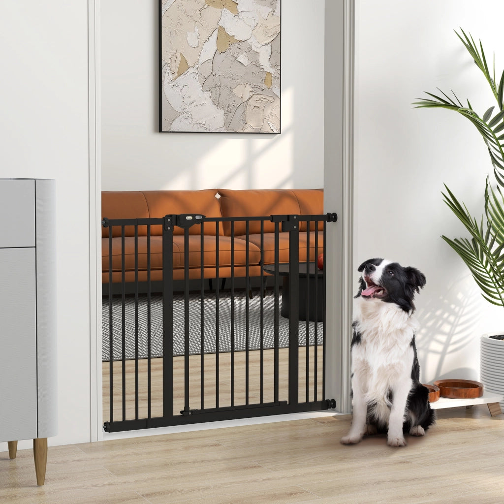 Cancellino per Cani Regolabile ¨C Minimal ¨C Nero, 100 cm
