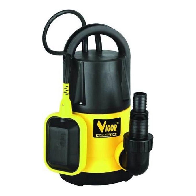 Vigor SUB005 Elettropompa Sommersa Automatica Acque Chiare 350 W 100 lt-min 7 m Attacco 1-1-2''