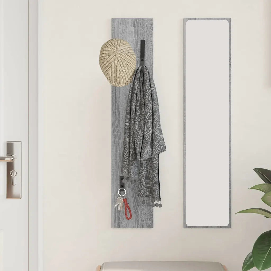 Appendiabiti a muro Grigio Sonoma 20 x 1,5 x 100 cm CFW8572043