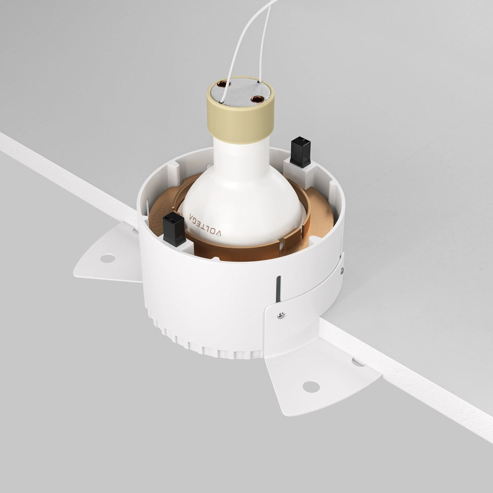 Faretto incasso Maytoni Share GU10 tondo ottone 14cm