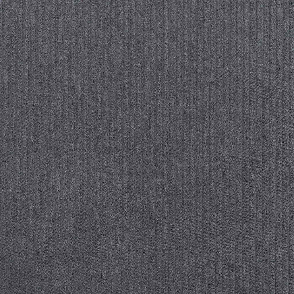 Testiera Grigio scuro 144 cm Tessuto in Cords 42007054