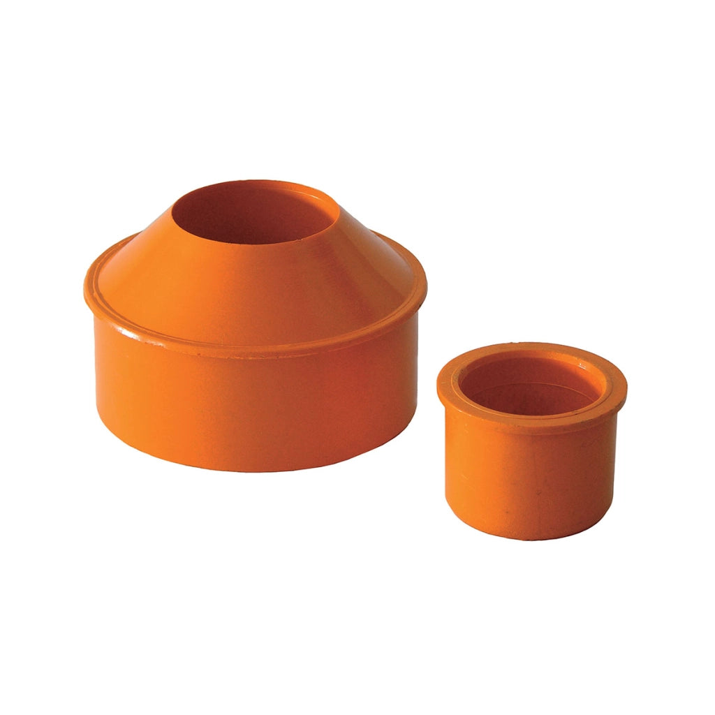 AUMENTO INTERNI CONCENTRICI IN PVC ARANCIO- Diam. 32F x 50M- senza- pezzi 1