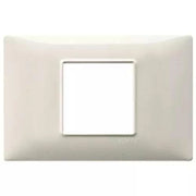 VIMAR PLANA - PLACCA 2M CENTRALI BIANCO GRANITO