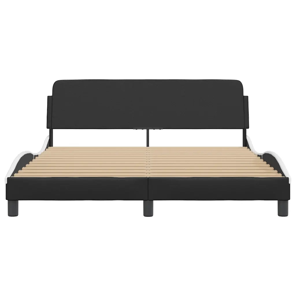 Giroletto Dover Nero e Bianco 152x203 cm in Similpelle 373296