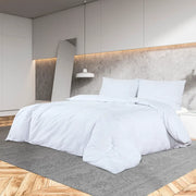 Set Copripiumino Bianco 200x200 cm in Cotone 136168