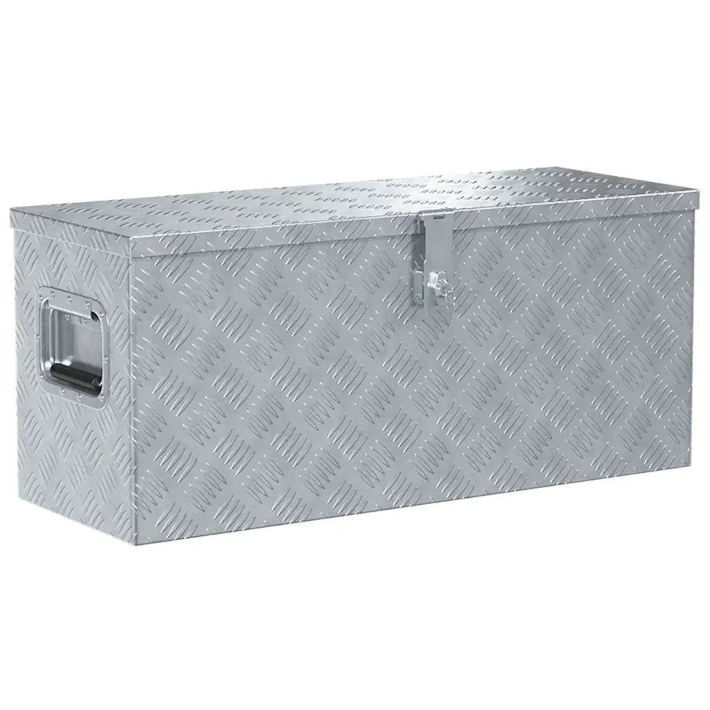 Cassetta in Alluminio 80x30x35 cm Argento 142939