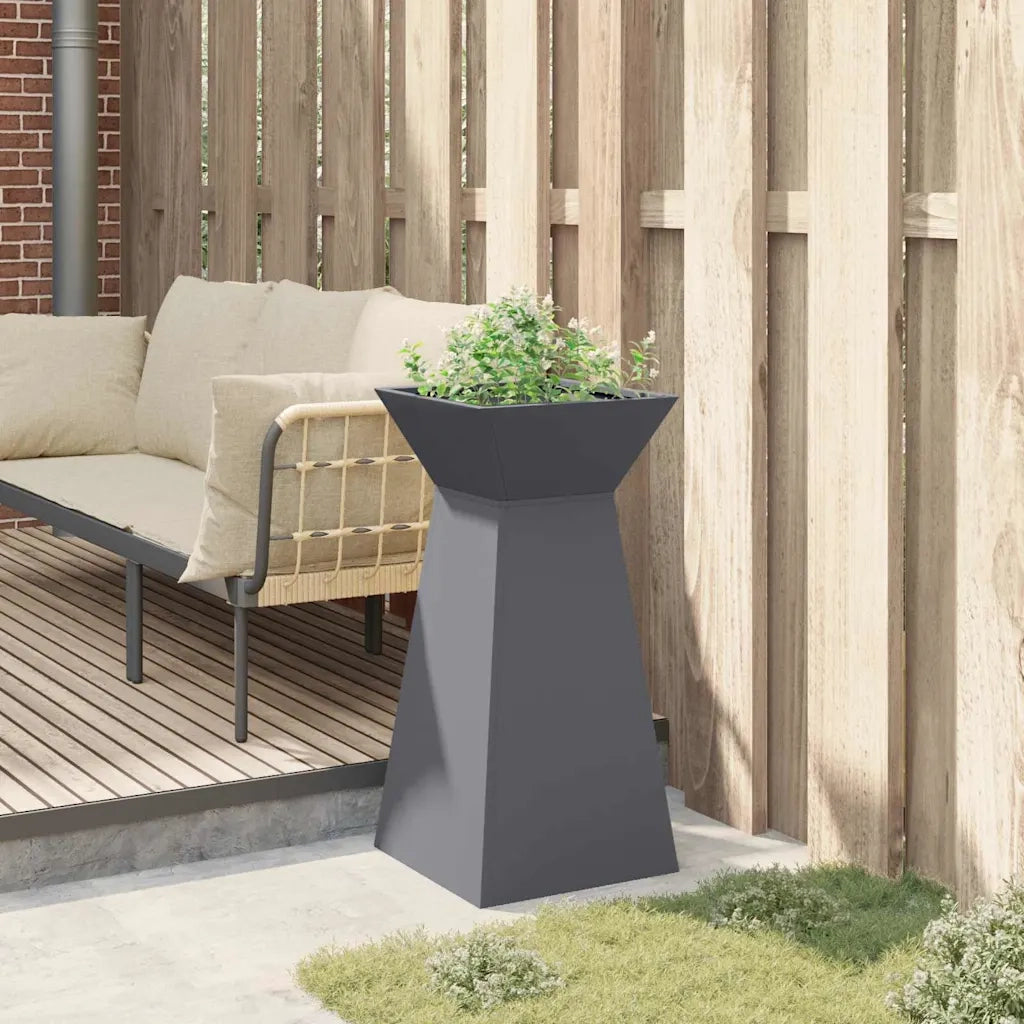 Vaso a Pilastro Antracite 35 x 35 x 73 cm 873842
