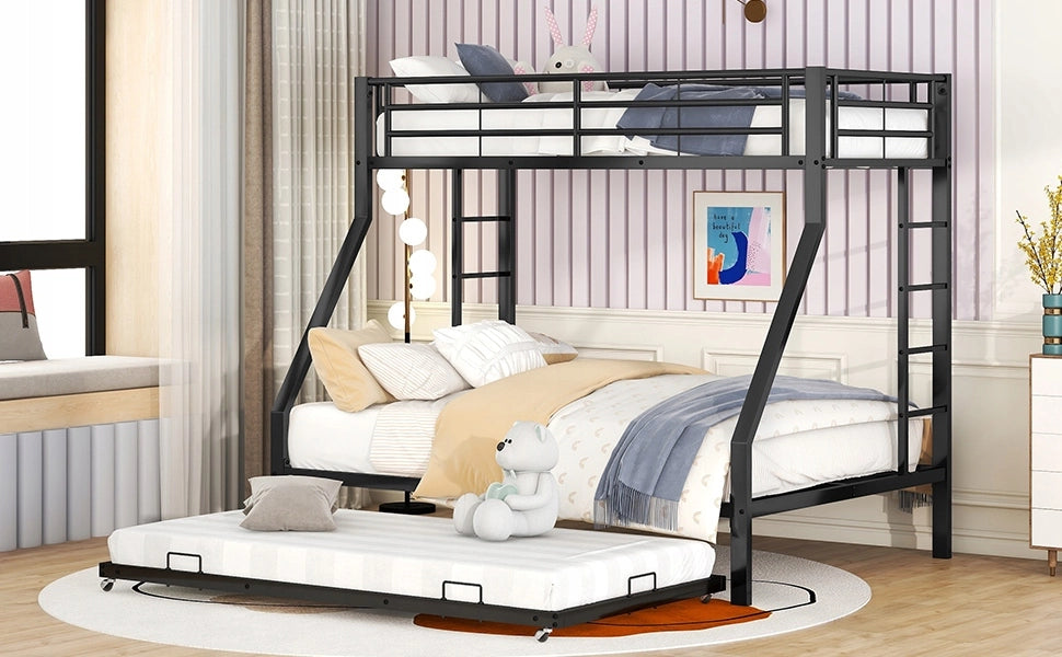 Letto a castello 90x140x200 cm - Xylo - metallo nero