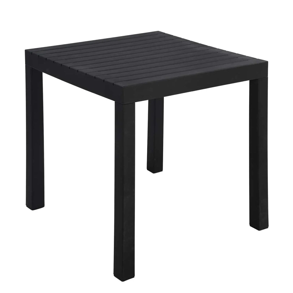 LÚZETE - TAVOLO DA GIARDINO ELVO NERO