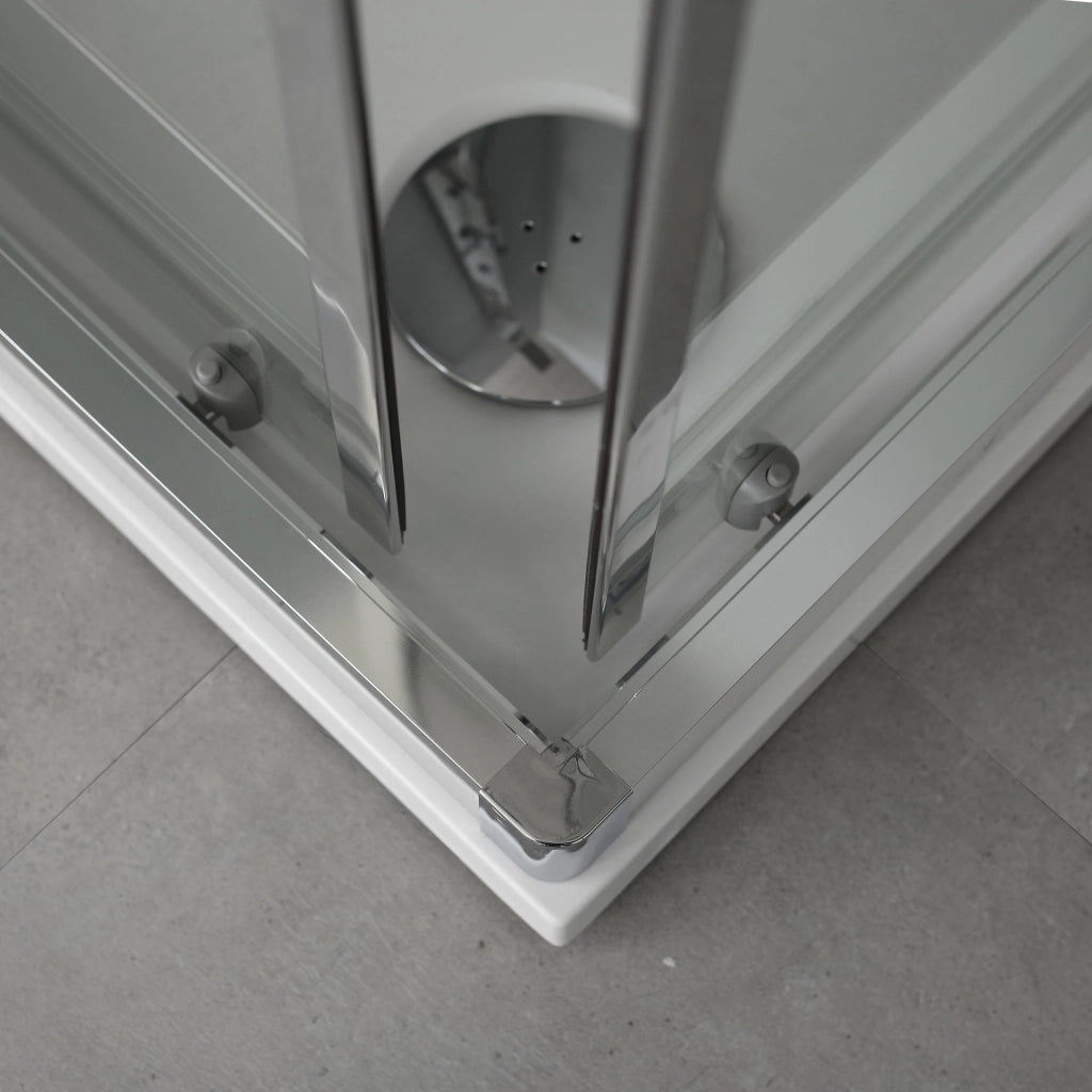 Box doccia trasparente 80x80 scorrevole