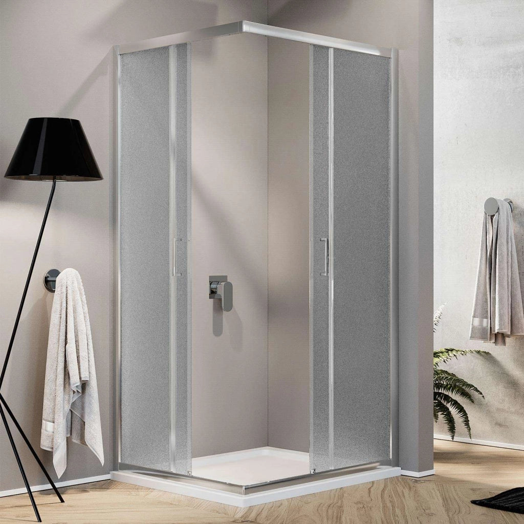 Box Doccia Rettangolare 80x90 H185 Stampato C 6mm mod. Ready