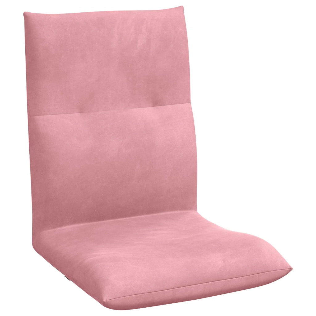 Sedia da Pavimento Rosa 46 x 50 x 61 cm Velluto 42028177