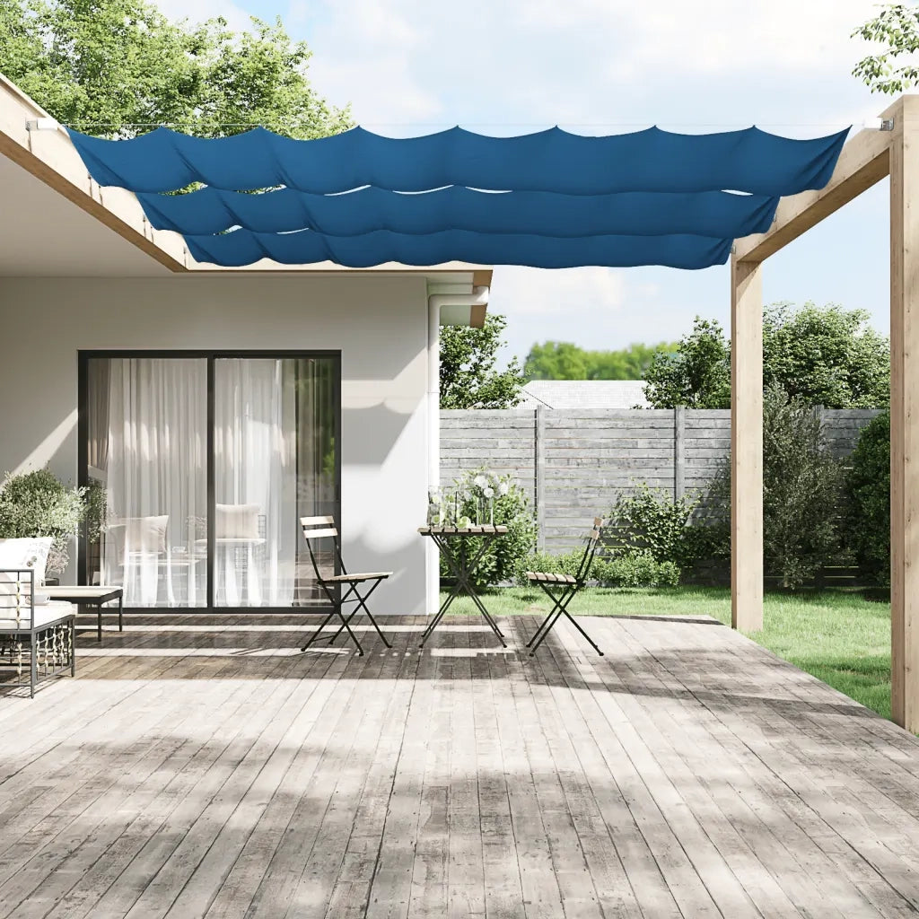 Paravento Verticale Blu 60x420 cm in Tessuto Oxford 148446