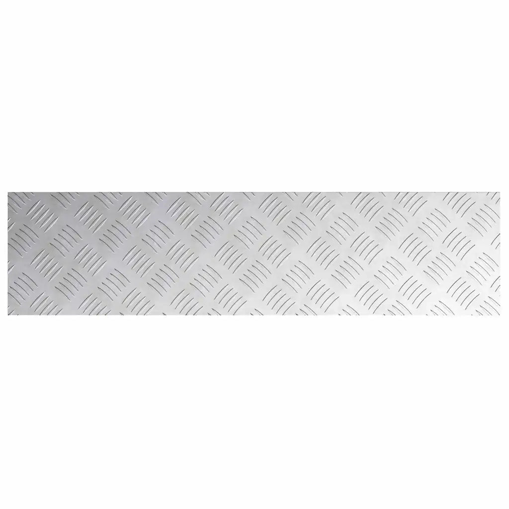 Gradini per Scale 2 pz | Tappetini per scale autoadesivi Argento 80 x 20 cm Alluminio