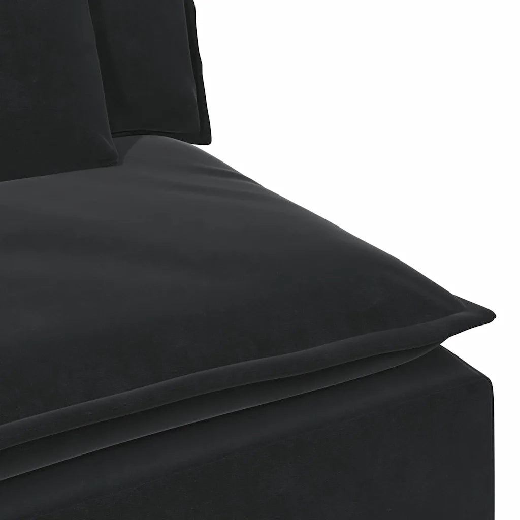 Modulo Terminale Bracciolo Divano Modulare con Cuscini-Sofa Modulare-Divanetto 100 cm 658641