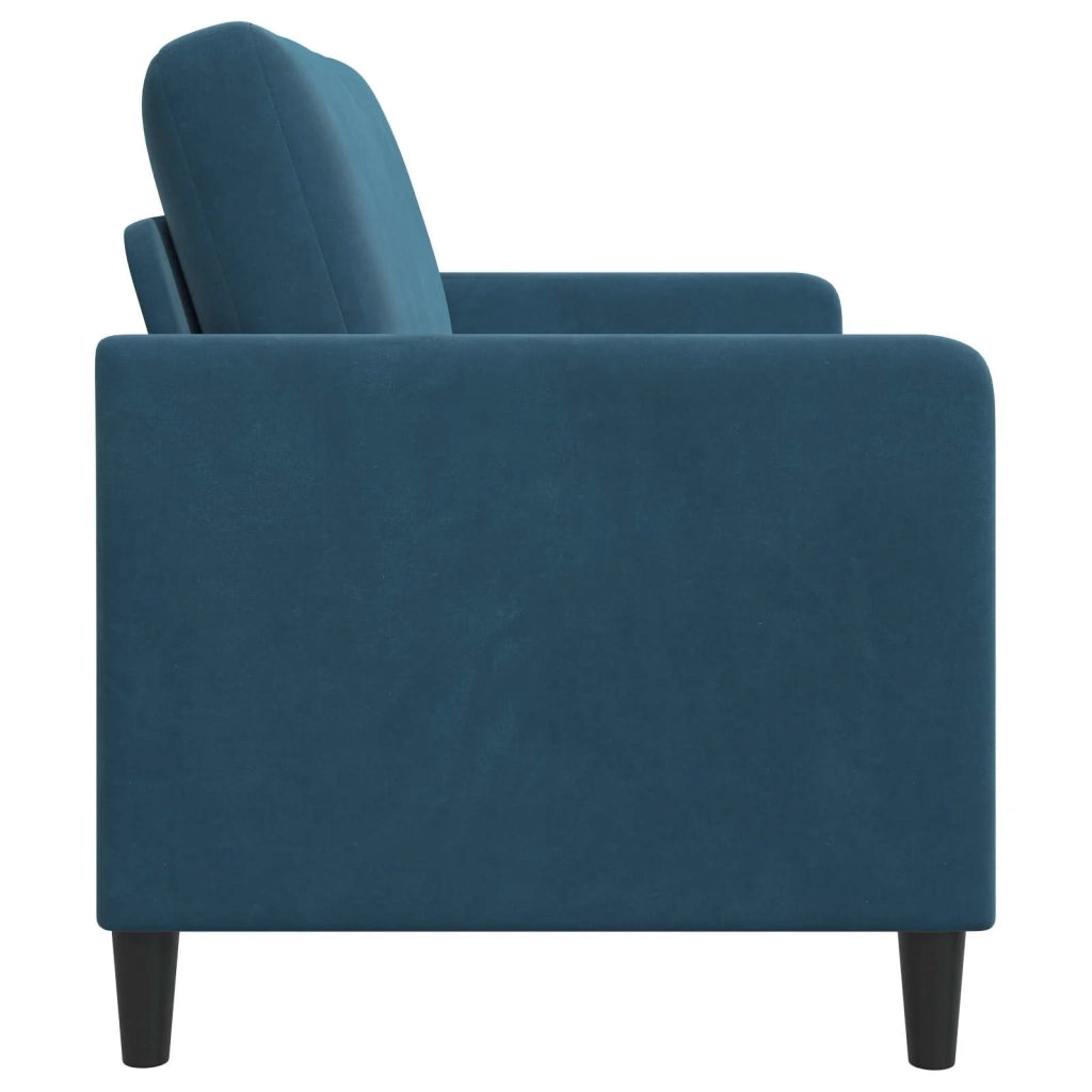 Divano con Storage Blu 122 x 78 x 87 cm Poliestere 42036914