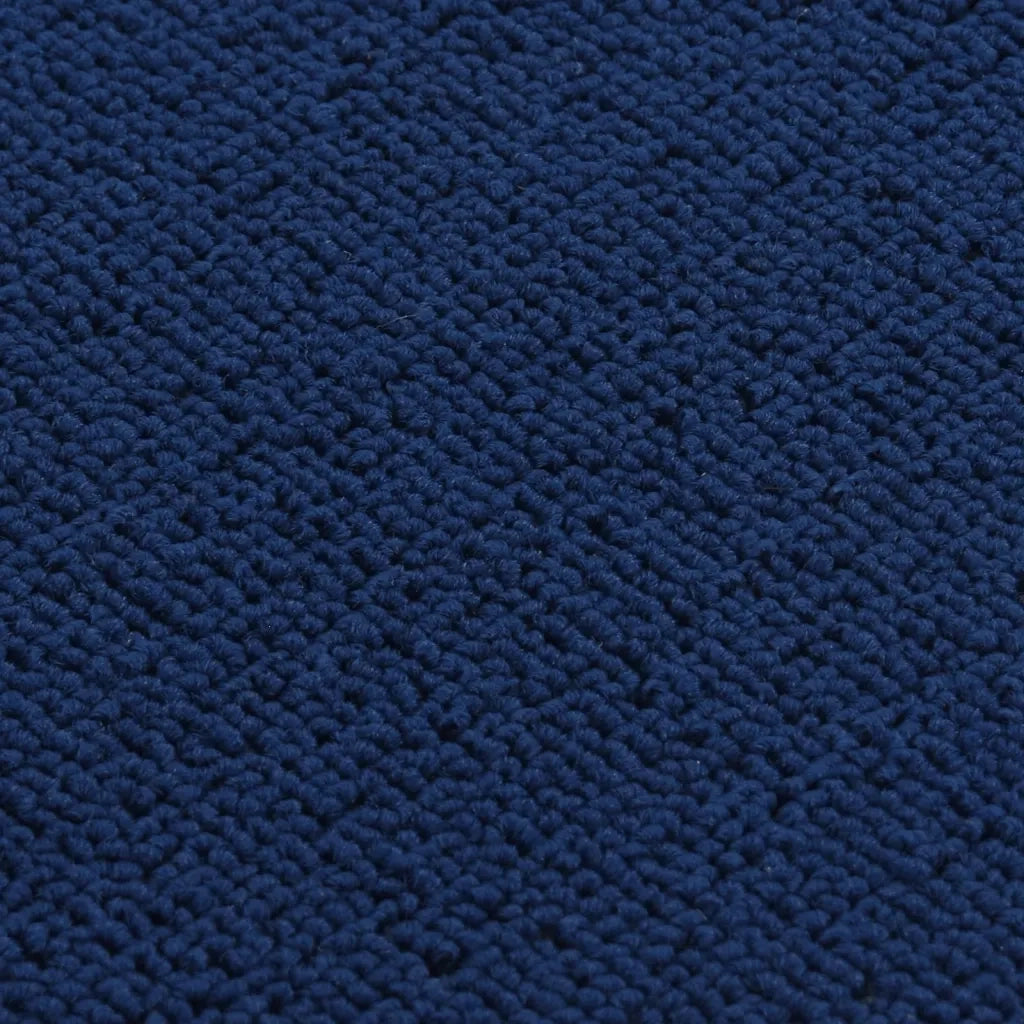 Tappetini per Scale 15 pz 60x25cm Blu Antiscivolo Rettangolari 340398