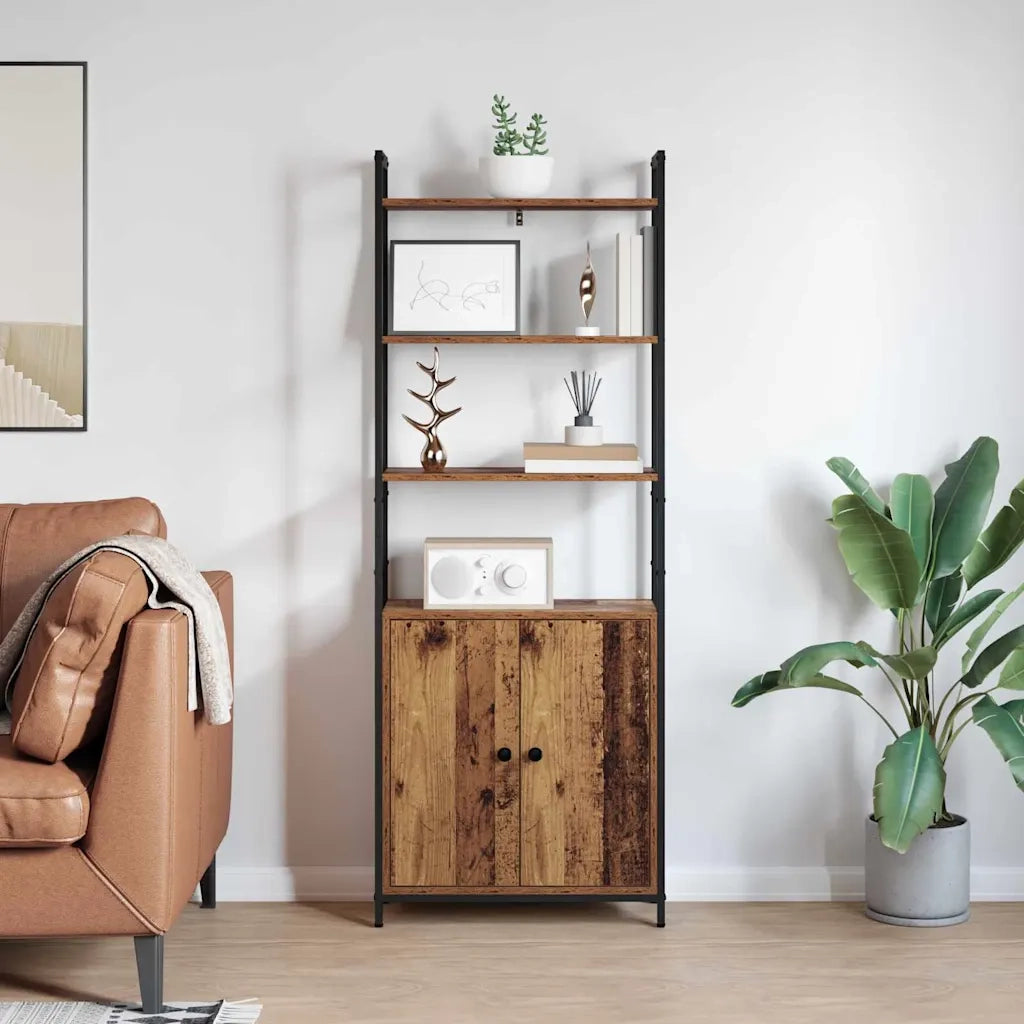 Armadio per Libri Legno vecchio 60 x 24 x 161 cm 883860