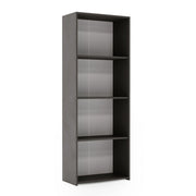 Libreria LONI 160x60 cm colore grigio