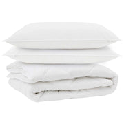 Piumone | Duvet per tutte le stagioni 3 pz Bianco Microfibra
