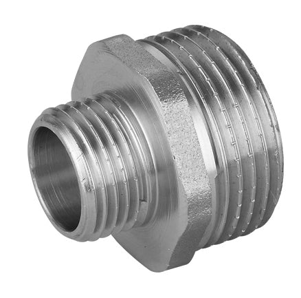 NIPPLE RIDOTTO MM IN OTTONE CROMO IBP- 1/2 x 3/8- IBP- pezzi 10