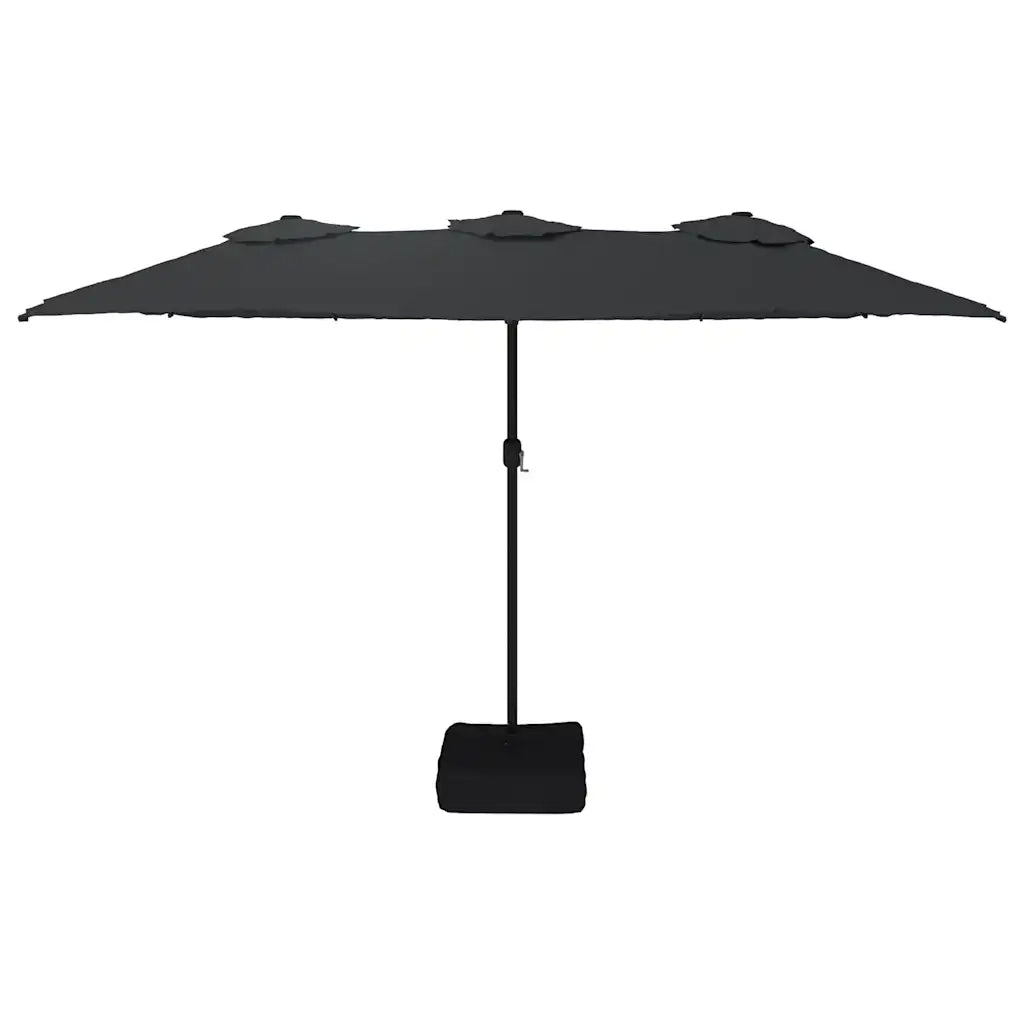 Ombrello | Parasolne a Doppia Testa Nero 449x265 cm
