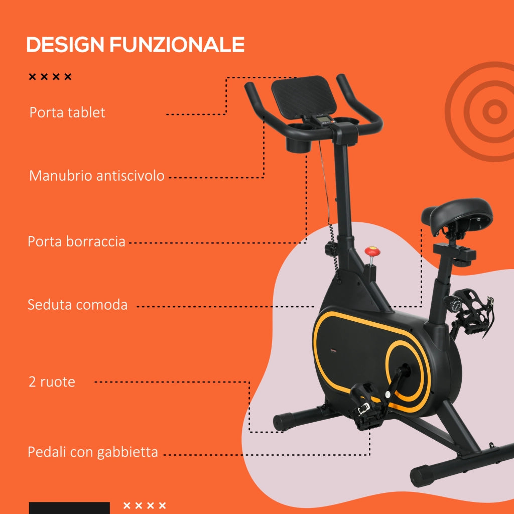 Cyclette Magnetica con Volano 4kg ¨C Minimal ¨C Regolabile