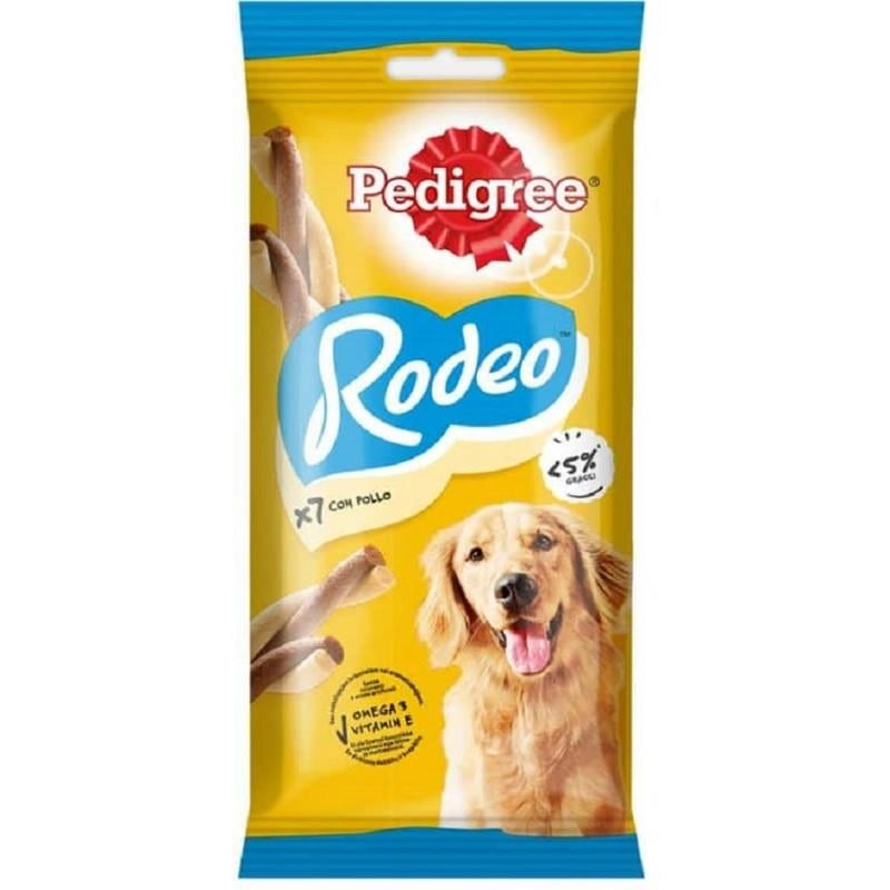 PEDIGREE RODEO 7 BASTONCINI SNACK PER CANE CON POLLO 123 GR