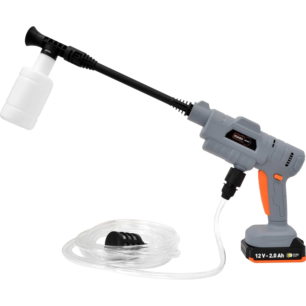 Kit Idropulitrice Portatile Kombo Smart 12V 2.0Ah – Pulizia Potente Ovunque Vuoi