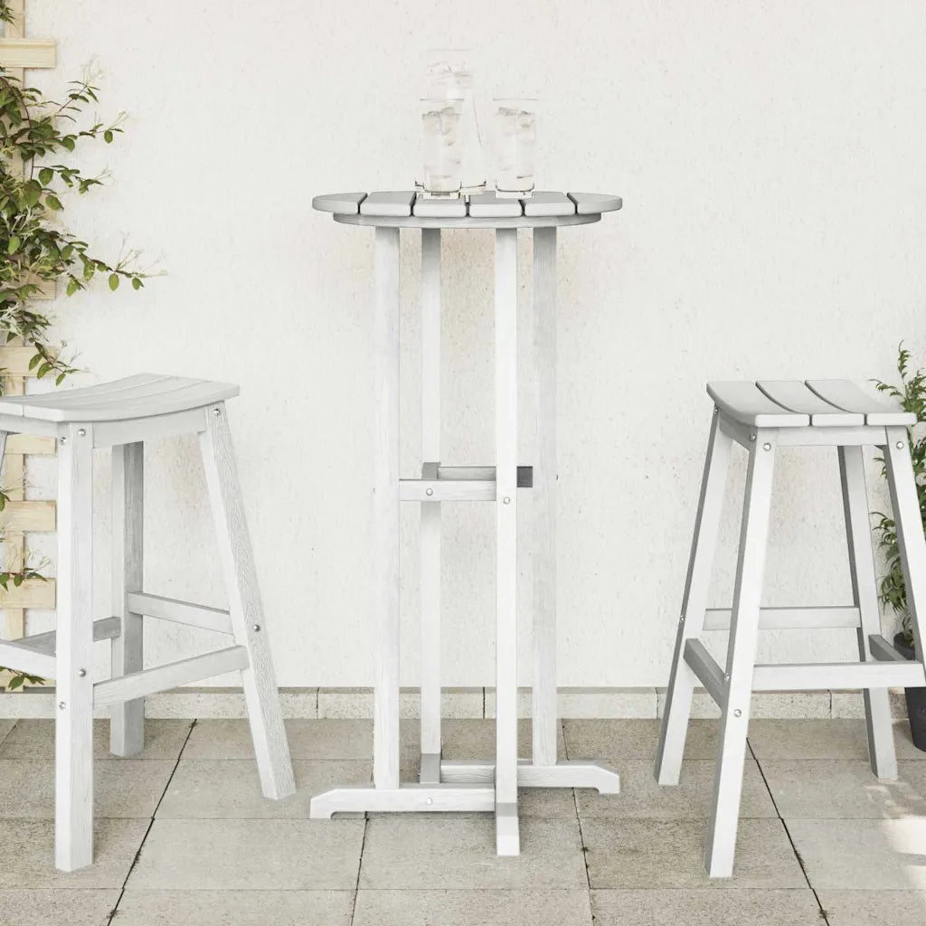 Tavolo da bar Bianco 55 x 55 x 107 cm Polietilene 42006607