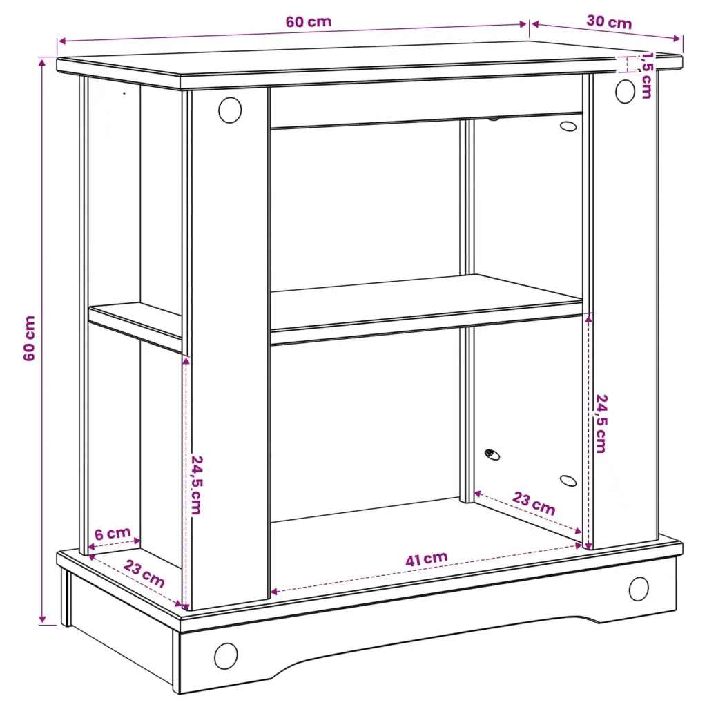 Supporto per Acquario Corona Marrone 60 x 30 x 60 cm 42034031