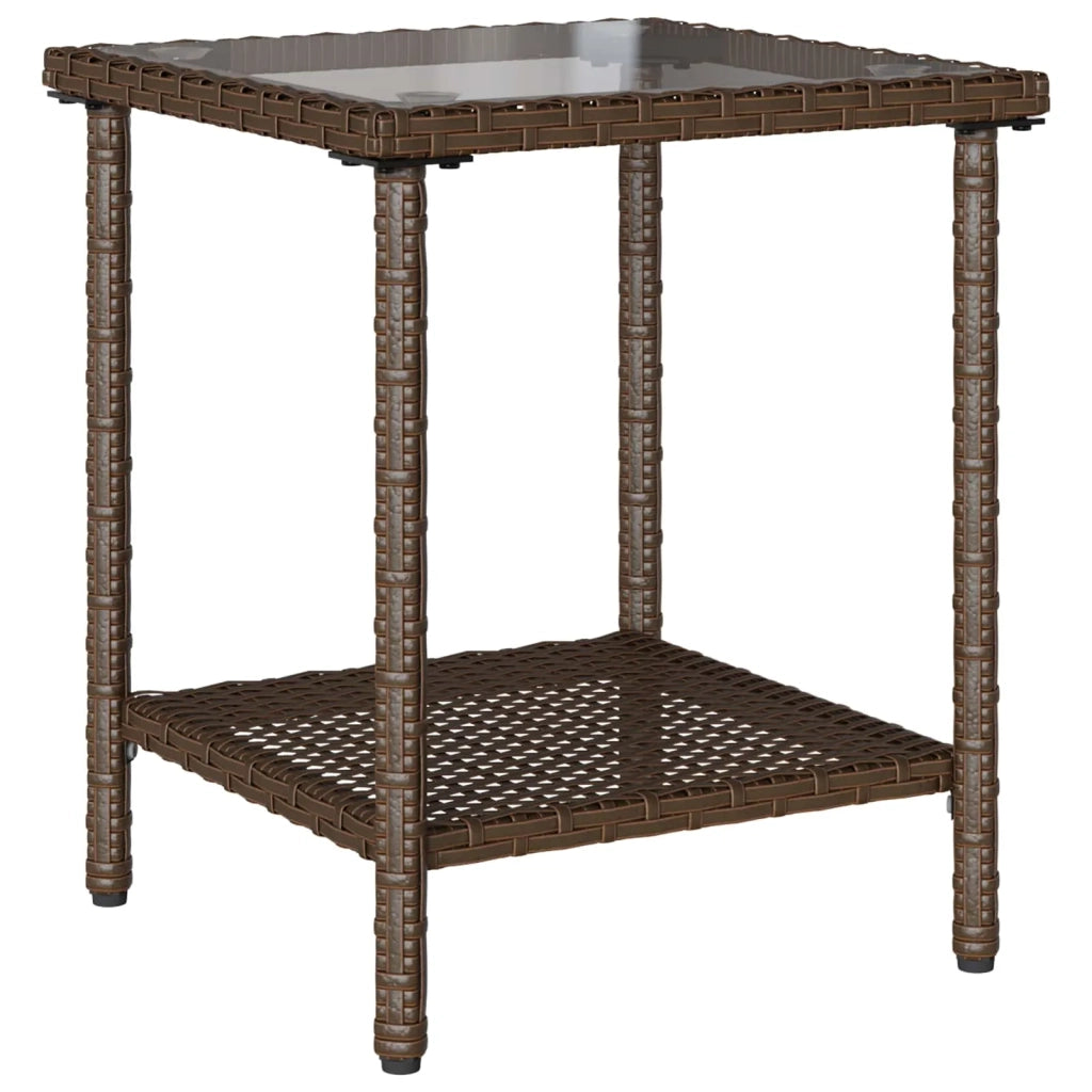 Set di divani da esterno 2 pcs Marrone e Rosso polyrattan 4103878