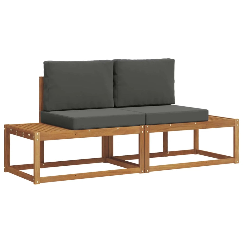Set di divani da esterno con cuscino 2 pcs Naturale 3366940