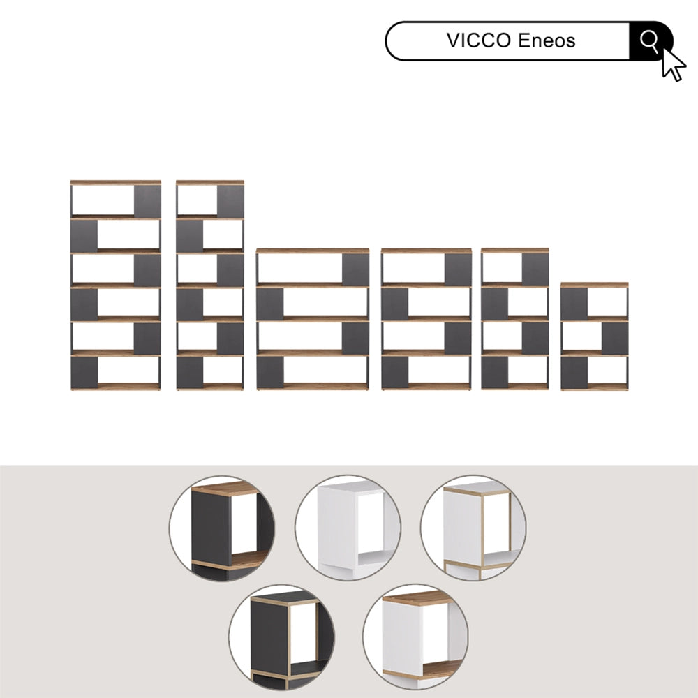 Vicco Divisorio per ambienti Bianco/quercia 80 x 186 cm