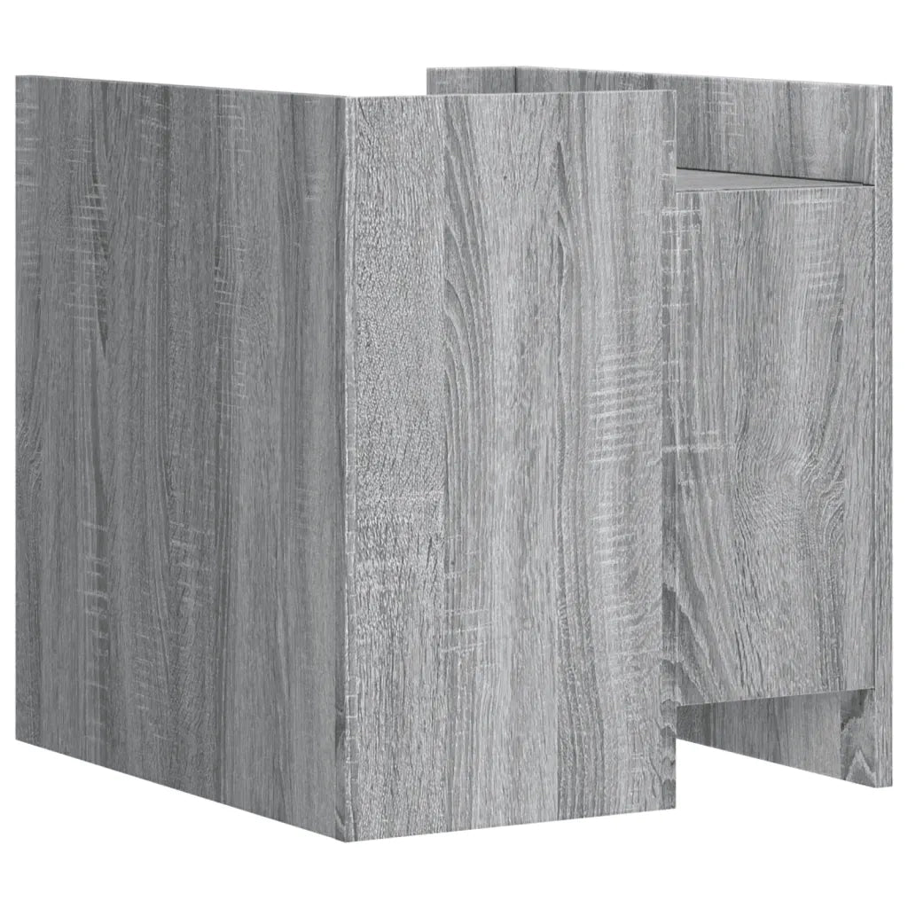 Comodino Grigio Sonoma 45x50x50 cm in Truciolato 848302