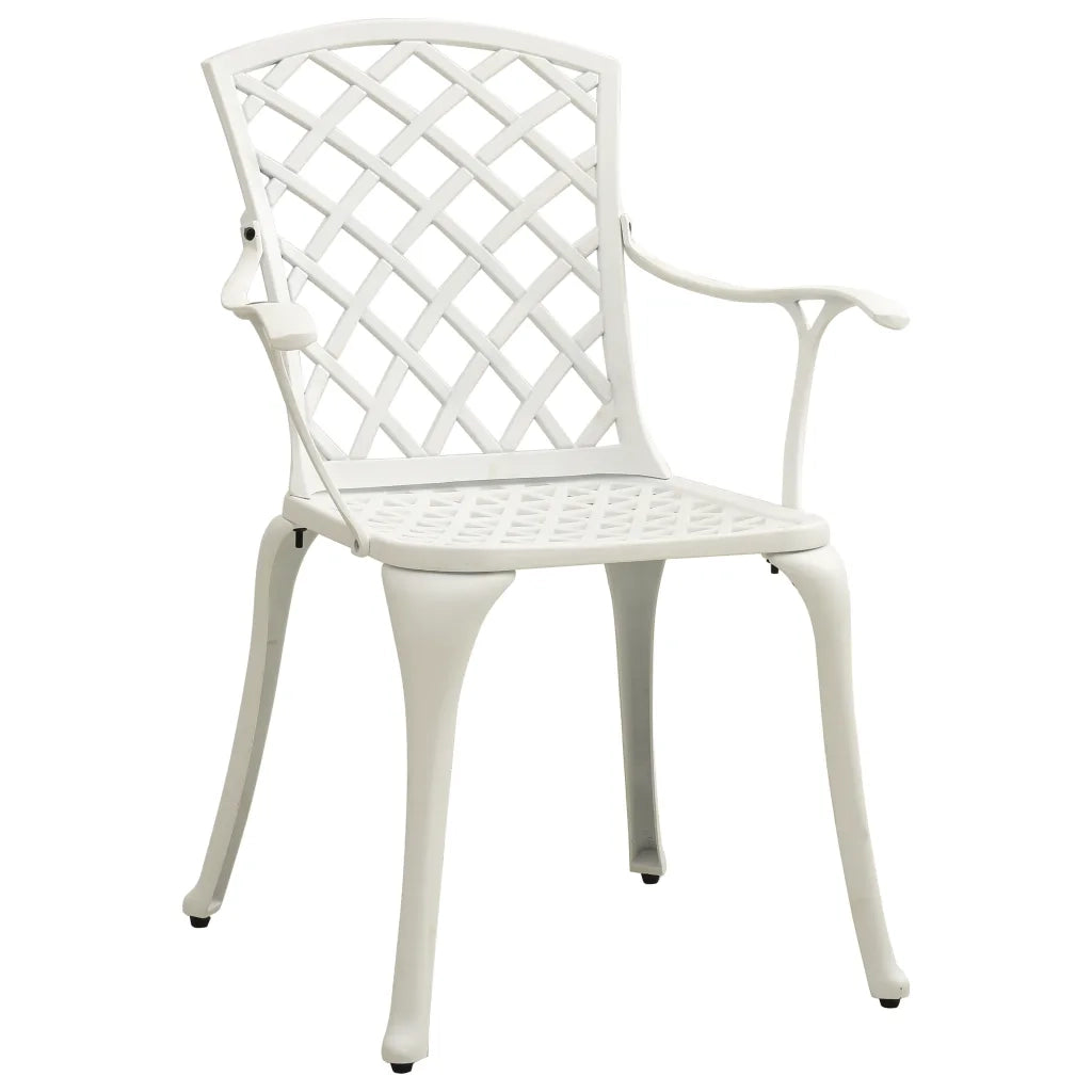 Set da Bistrot 3 pz in Alluminio Pressofuso Bianco 3070588