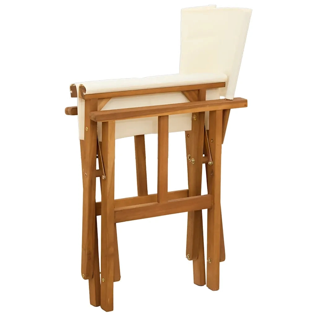Sedia da Regista in Legno Massello di Acacia 45596