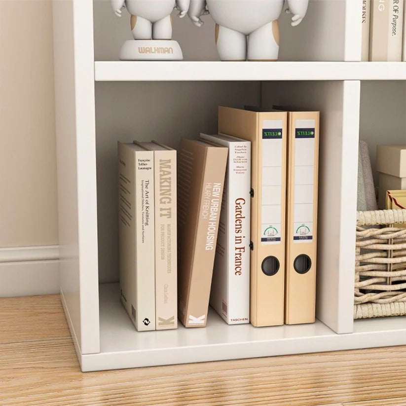 Libreria, bianca 90x30x60 cm