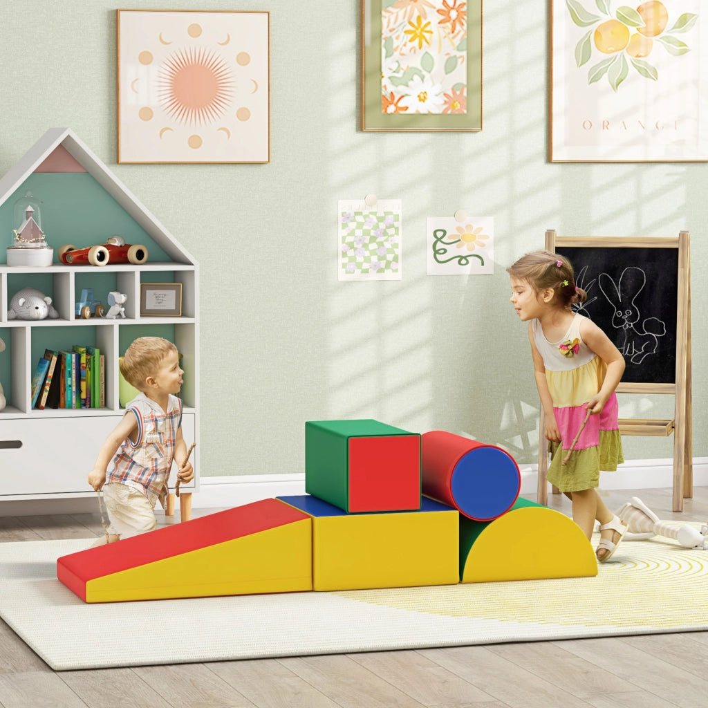 Set 5 Moduli Motricit¨¤ Bambini ¨C Xylo ¨C Schiuma EPE Multicolore