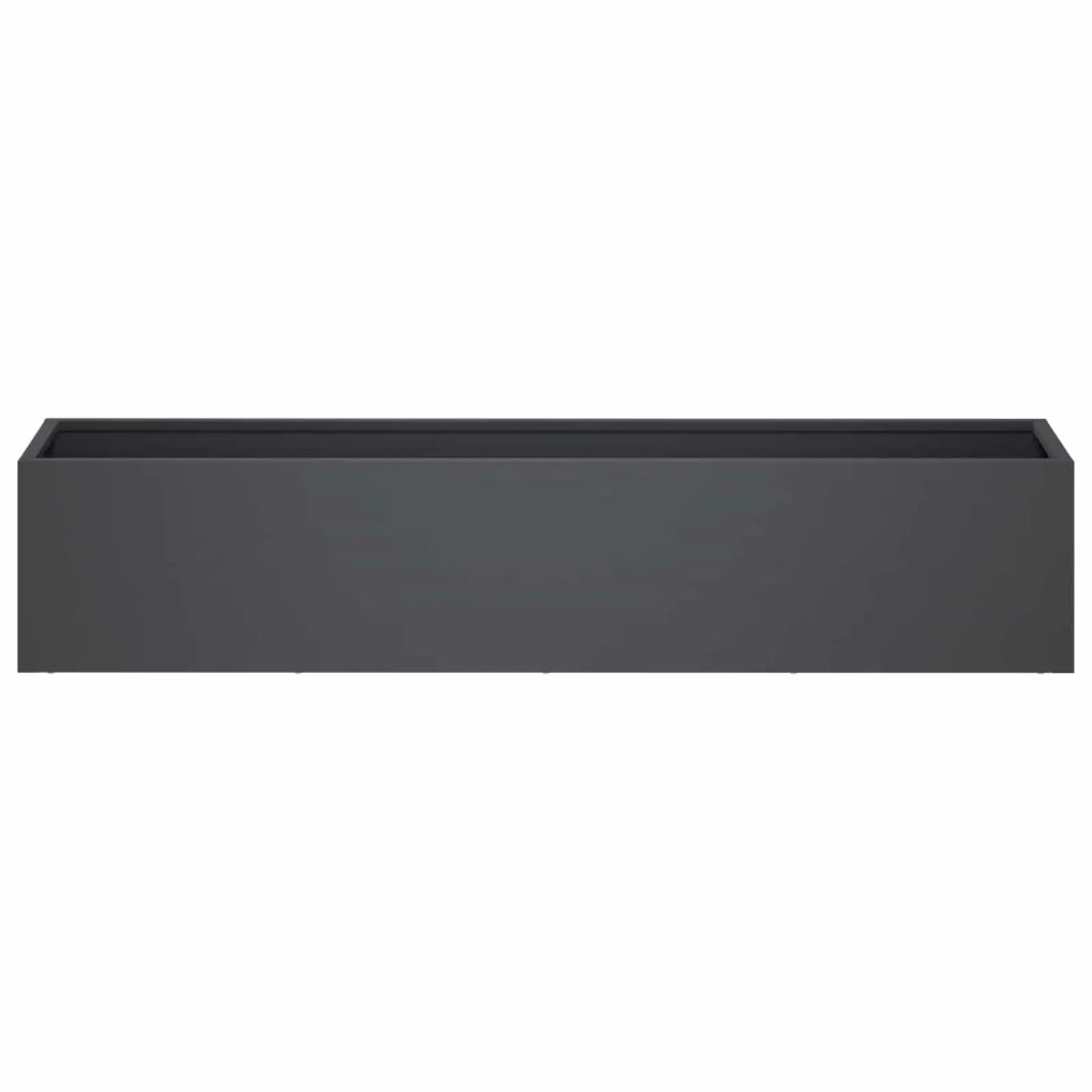 Vaso da giardino 2 pz Antracite 80 x 20 x 20 cm 8005167