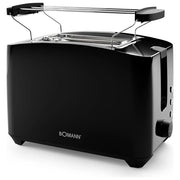 Bomann TA 6065 CB 2 fetta/e 750 W Nero
