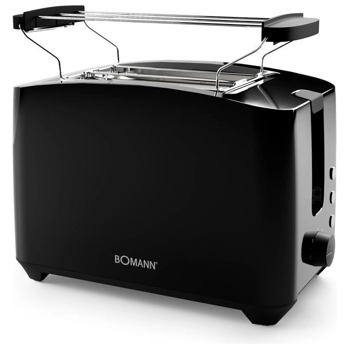 Bomann TA 6065 CB 2 fetta/e 750 W Nero