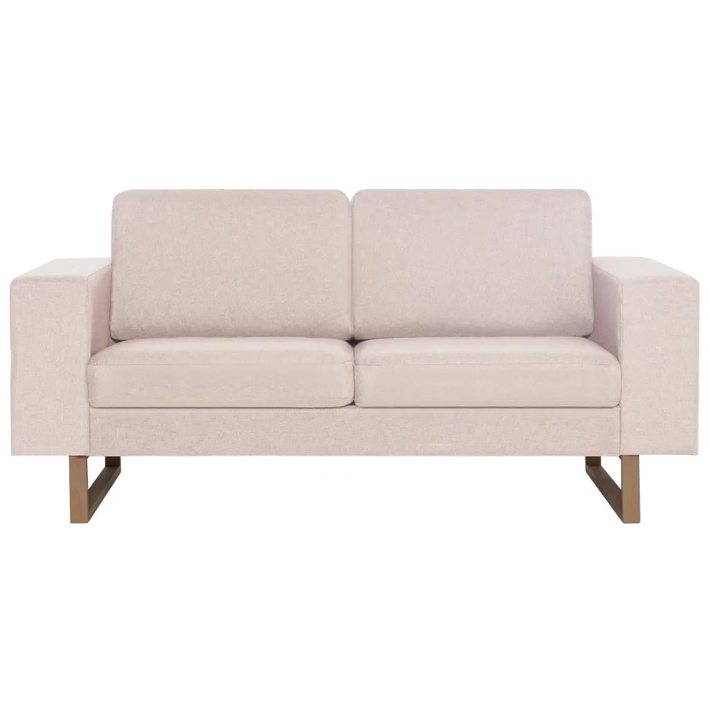 Set Divani 2 pz in Tessuto Crema 276859