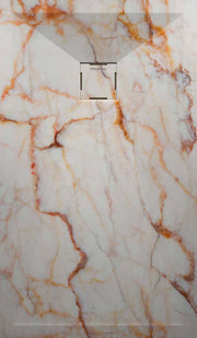 PIATTO DOCCIA MODELLO 3D - 140 X 80 - COLORE MARMOL CREMA